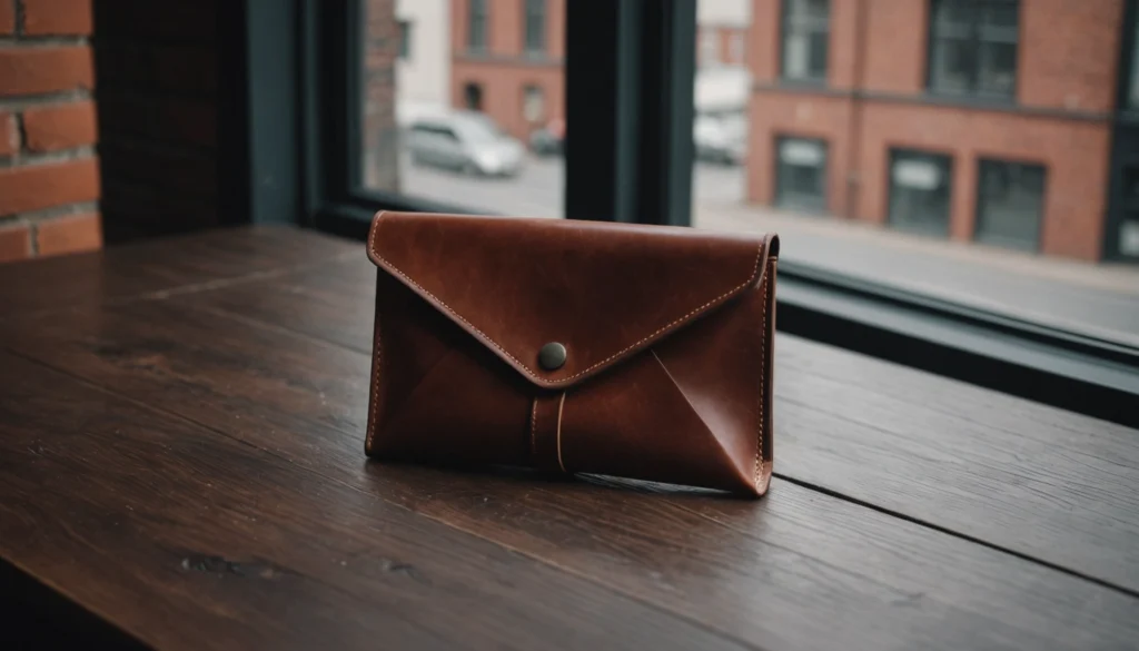 pochette homme cuir luxe